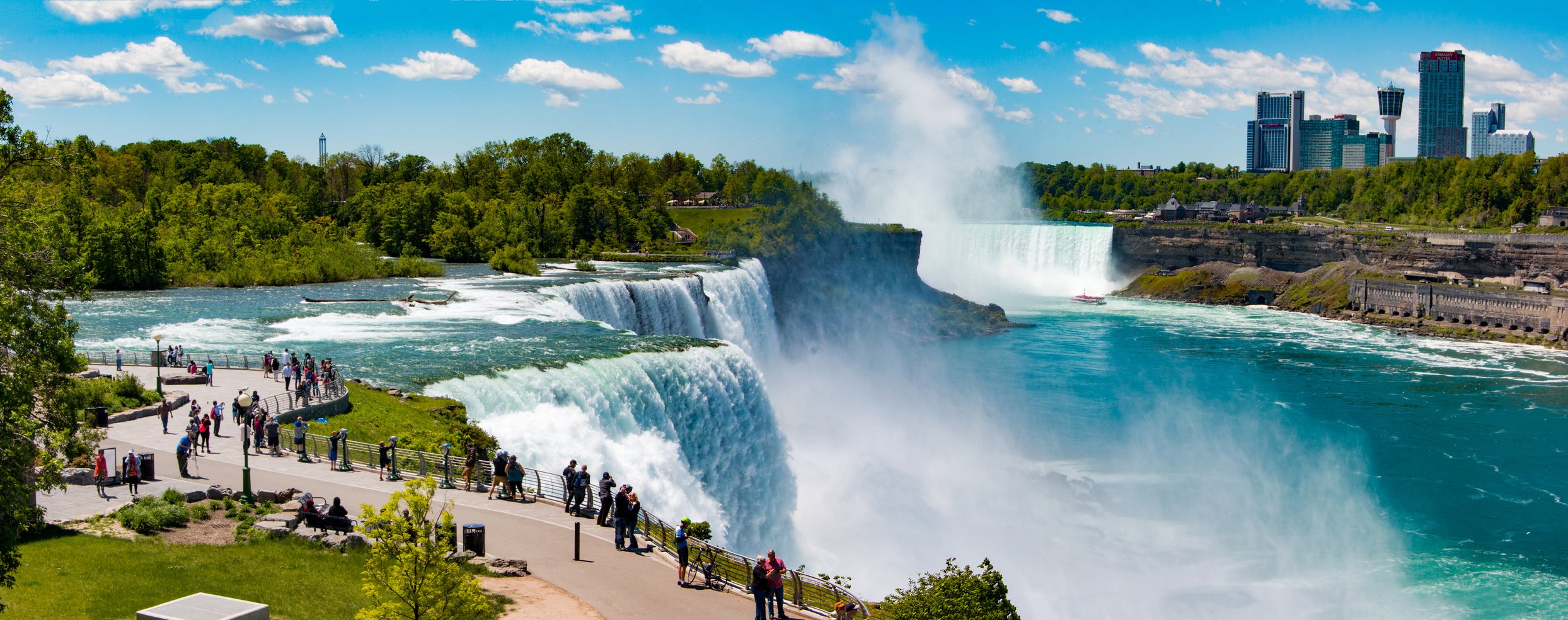 Sunny day at Niagara Falls